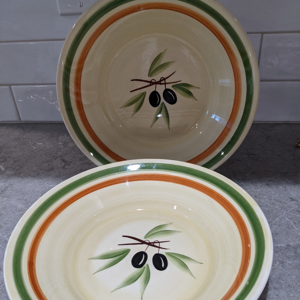 2 Williams-Sonoma pasta bowls